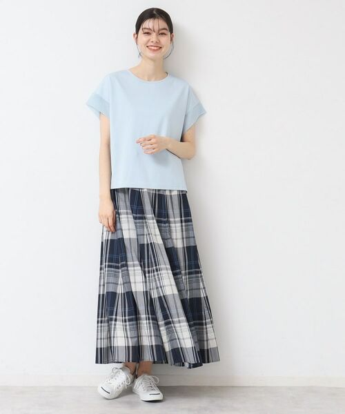 Dessin / デッサン ロング・マキシ丈スカート | 【ウエストゴム・洗える】映えチェック柄スカート(XS~L) | 詳細23