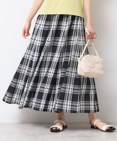 Dessin / デッサン ロング・マキシ丈スカート | 【ウエストゴム・洗える】映えチェック柄スカート(XS~L) | 詳細27