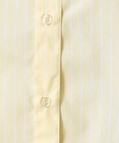 Dessin / デッサン シャツ・ブラウス | 【洗える】バンドカラーストライプシャツ(XS~L) | 詳細3