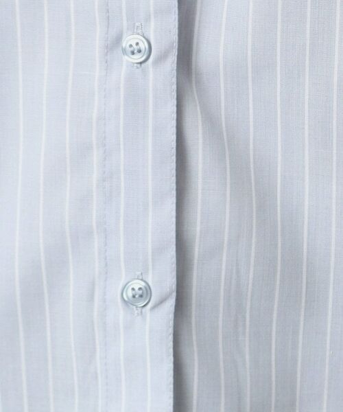 Dessin / デッサン シャツ・ブラウス | 【洗える】バンドカラーストライプシャツ(XS~L) | 詳細7