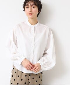 Dessin / デッサン シャツ・ブラウス | 【洗える】バンドカラー袖デザインシャツ（S～L）