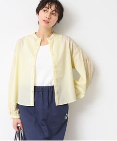 Dessin / デッサン シャツ・ブラウス | 【洗える】バンドカラー袖デザインシャツ（S～L）