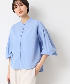 Dessin / デッサン シャツ・ブラウス | 【洗える】バンドカラー袖デザインシャツ（S～L）