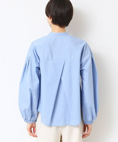 Dessin / デッサン シャツ・ブラウス | 【洗える】バンドカラー袖デザインシャツ（S～L） | 詳細15