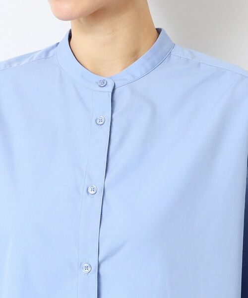 Dessin / デッサン シャツ・ブラウス | 【洗える】バンドカラー袖デザインシャツ（S～L） | 詳細16