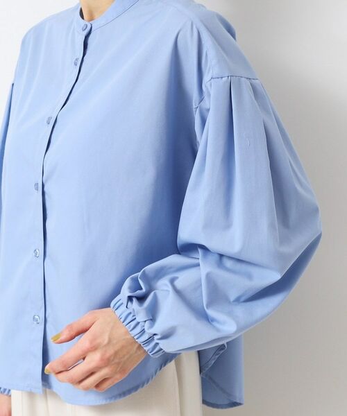 Dessin / デッサン シャツ・ブラウス | 【洗える】バンドカラー袖デザインシャツ（S～L） | 詳細17