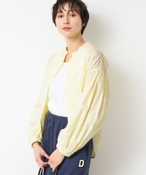 Dessin / デッサン シャツ・ブラウス | 【洗える】バンドカラー袖デザインシャツ（S～L） | 詳細6