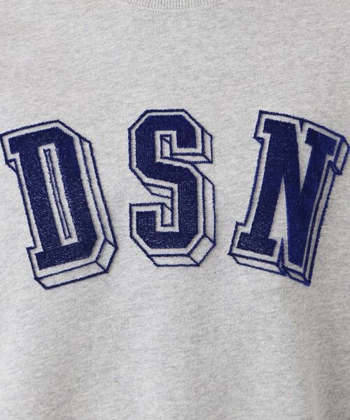 Dessin / デッサン スウェット | 【ユニセックス・洗える・セットアップ可能】タフティングロゴスウェット | 詳細12