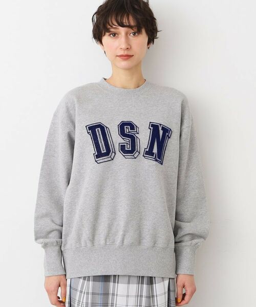 Dessin / デッサン スウェット | 【ユニセックス・洗える・セットアップ可能】タフティングロゴスウェット | 詳細13