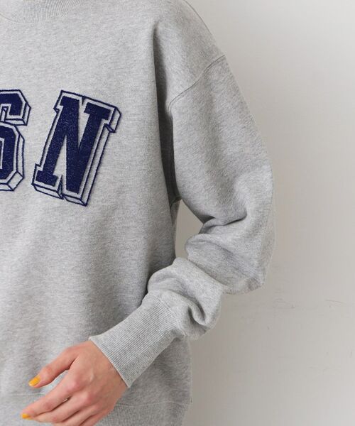 Dessin / デッサン スウェット | 【ユニセックス・洗える・セットアップ可能】タフティングロゴスウェット | 詳細17