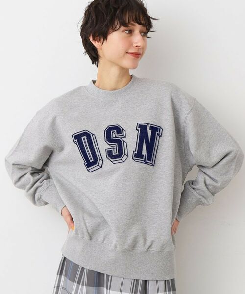 Dessin / デッサン スウェット | 【ユニセックス・洗える・セットアップ可能】タフティングロゴスウェット | 詳細9