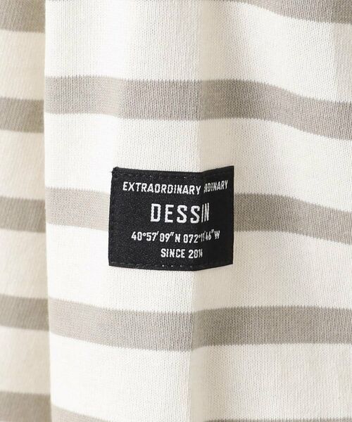 Dessin / デッサン カットソー | ◆【ユニセックス】ボーダー長袖Tシャツ | 詳細4