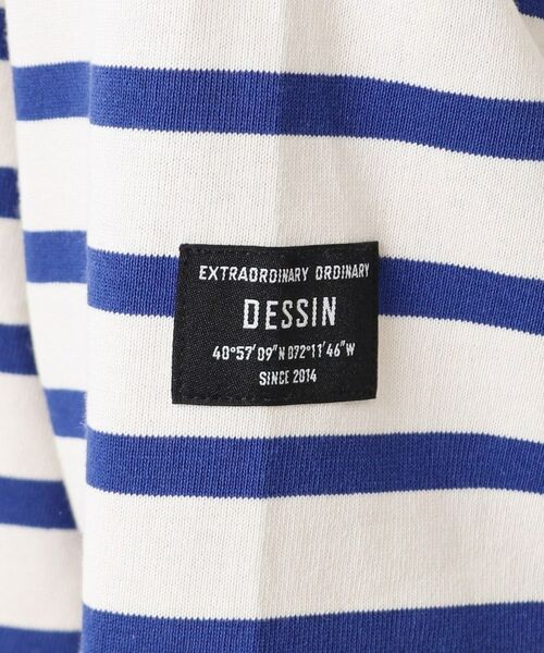 Dessin / デッサン カットソー | ◆【ユニセックス】ボーダー長袖Tシャツ | 詳細8