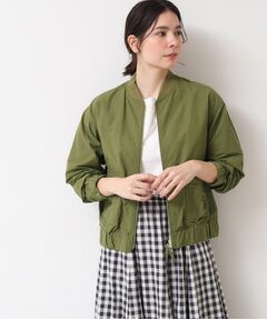 Dessin / デッサン レザーブルゾン・ジャケット | 【ユニセックス】リブブルゾン