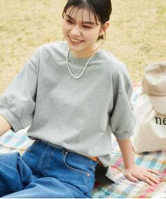 Dessin / デッサン カットソー | 【360度可愛い・洗える】バックヘンリーカットソー（5分袖/XS～L）