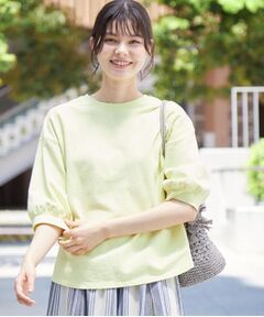 Dessin / デッサン カットソー | 【360度可愛い・洗える】バックヘンリーカットソー（5分袖/XS～L）