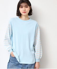 Dessin / デッサン ニット・セーター | 【洗える】スリーブボーダーニット（S～L）