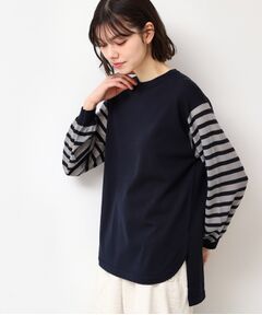 Dessin / デッサン ニット・セーター | 【洗える】スリーブボーダーニット（S～L）