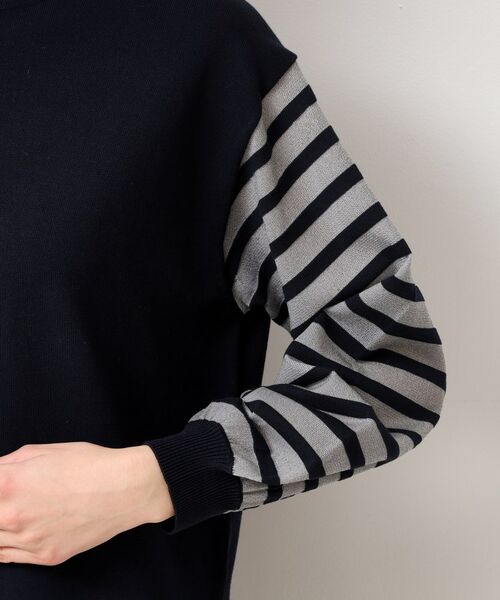 Dessin / デッサン ニット・セーター | 【洗える】スリーブボーダーニット（S～L） | 詳細17