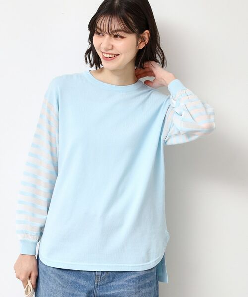 Dessin / デッサン ニット・セーター | 【洗える】スリーブボーダーニット（S～L） | 詳細5