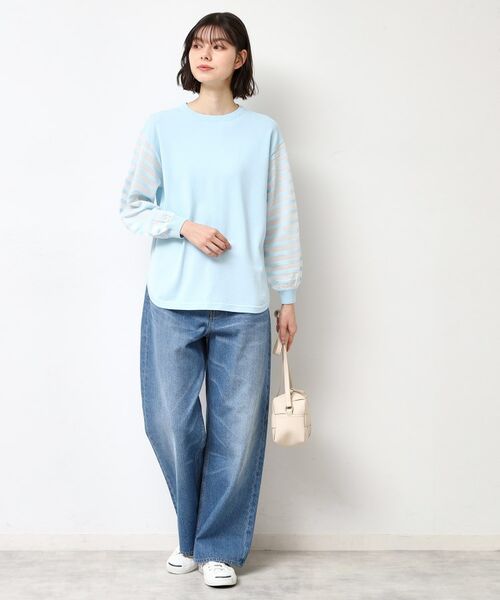 Dessin / デッサン ニット・セーター | 【洗える】スリーブボーダーニット（S～L） | 詳細7