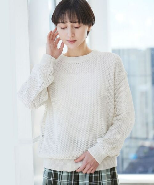 Dessin / デッサン ニット・セーター | 【洗える】メッシュニット(S~L) | 詳細5
