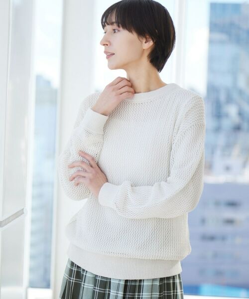 Dessin / デッサン ニット・セーター | 【洗える】メッシュニット(S~L) | 詳細6