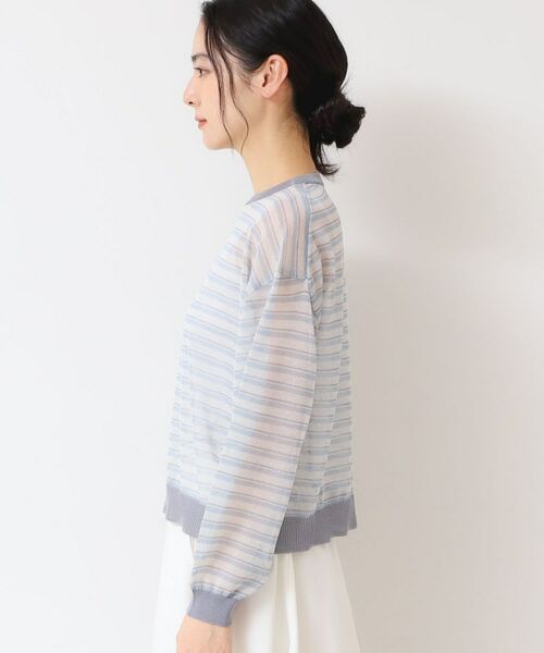 Dessin / デッサン ニット・セーター | 【洗える】シアーカラ―ボーダーニット（S～L） | 詳細10