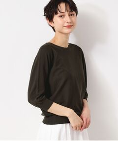 Dessin / デッサン ニット・セーター | 【選べる7色展開・洗える】後ろボタンニットプルオーバー七分袖（XS～L）