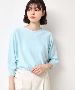 Dessin / デッサン ニット・セーター | 【選べる7色展開・洗える】後ろボタンニットプルオーバー七分袖（XS～L）