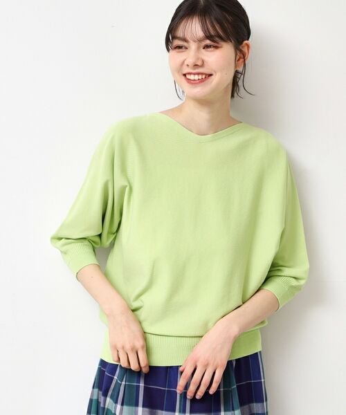 Dessin / デッサン ニット・セーター | 【選べる7色展開・洗える】後ろボタンニットプルオーバー七分袖（XS～L） | 詳細1