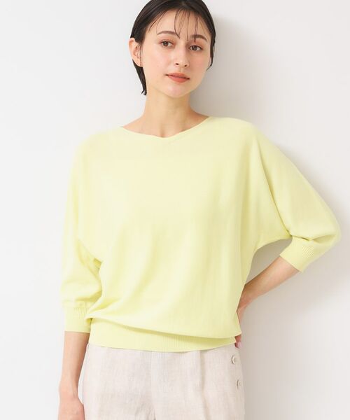 Dessin / デッサン ニット・セーター | 【選べる7色展開・洗える】後ろボタンニットプルオーバー七分袖（XS～L） | 詳細18