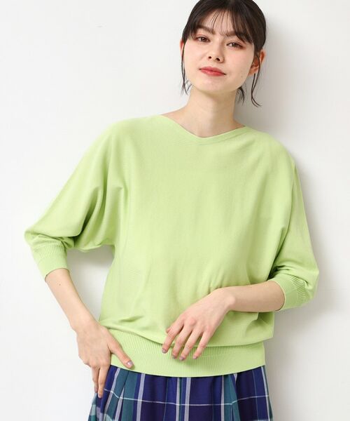 Dessin / デッサン ニット・セーター | 【選べる7色展開・洗える】後ろボタンニットプルオーバー七分袖（XS～L） | 詳細2