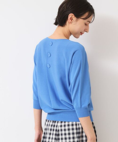 Dessin / デッサン ニット・セーター | 【選べる7色展開・洗える】後ろボタンニットプルオーバー七分袖（XS～L） | 詳細23