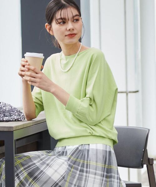 Dessin / デッサン ニット・セーター | 【選べる7色展開・洗える】後ろボタンニットプルオーバー七分袖（XS～L） | 詳細4