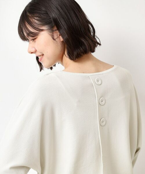 Dessin / デッサン ニット・セーター | 【選べる7色展開・洗える】後ろボタンニットプルオーバー七分袖（XS～L） | 詳細6