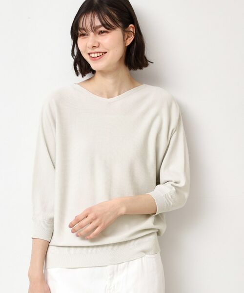 Dessin / デッサン ニット・セーター | 【選べる7色展開・洗える】後ろボタンニットプルオーバー七分袖（XS～L） | 詳細7