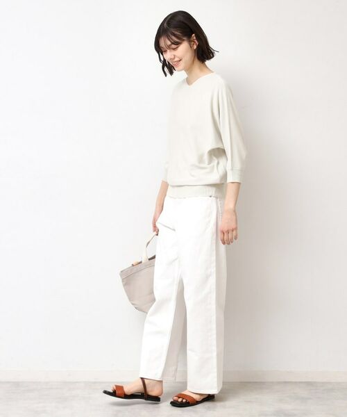 Dessin / デッサン ニット・セーター | 【選べる7色展開・洗える】後ろボタンニットプルオーバー七分袖（XS～L） | 詳細8