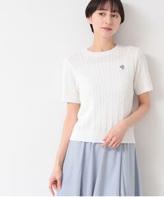 Dessin / デッサン ニット・セーター | 【洗える】ケーブルクルーネックニット