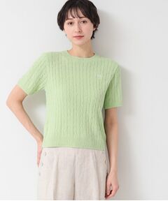 Dessin / デッサン ニット・セーター | 【洗える】ケーブルクルーネックニット