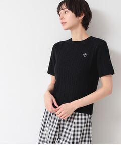 Dessin / デッサン ニット・セーター | 【洗える】ケーブルクルーネックニット