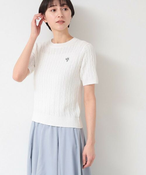 Dessin / デッサン ニット・セーター | 【洗える】ケーブルクルーネックニット | 詳細1