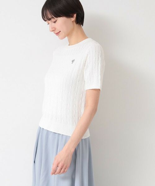 Dessin / デッサン ニット・セーター | 【洗える】ケーブルクルーネックニット | 詳細2