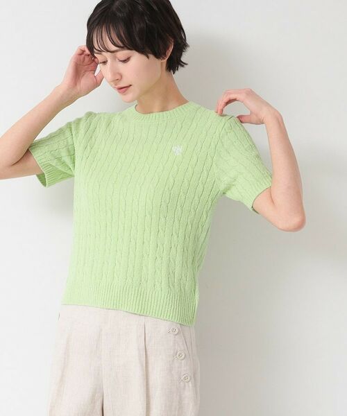 Dessin / デッサン ニット・セーター | 【洗える】ケーブルクルーネックニット | 詳細5