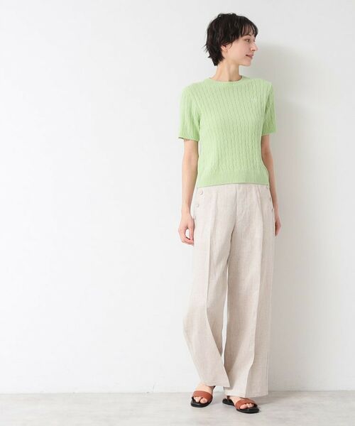 Dessin / デッサン ニット・セーター | 【洗える】ケーブルクルーネックニット | 詳細7