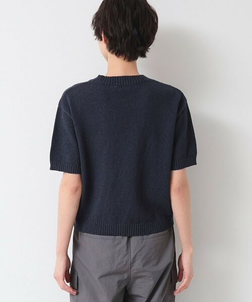 Dessin / デッサン ニット・セーター | 【洗える】ロゴジャカード半袖ニット(S~L) | 詳細19