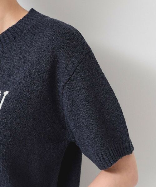 Dessin / デッサン ニット・セーター | 【洗える】ロゴジャカード半袖ニット(S~L) | 詳細21