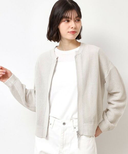 Dessin / デッサン レザーブルゾン・ジャケット | 【セットアップ可能・洗える】コットンメッシュブルゾン | 詳細2