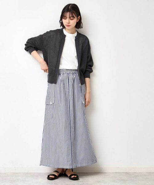 Dessin / デッサン レザーブルゾン・ジャケット | 【セットアップ可能・洗える】コットンメッシュブルゾン | 詳細6