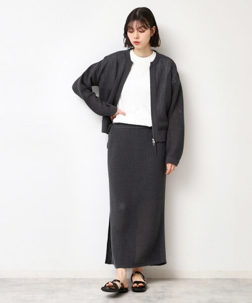 Dessin / デッサン レザーブルゾン・ジャケット | 【セットアップ可能・洗える】コットンメッシュブルゾン | 詳細8